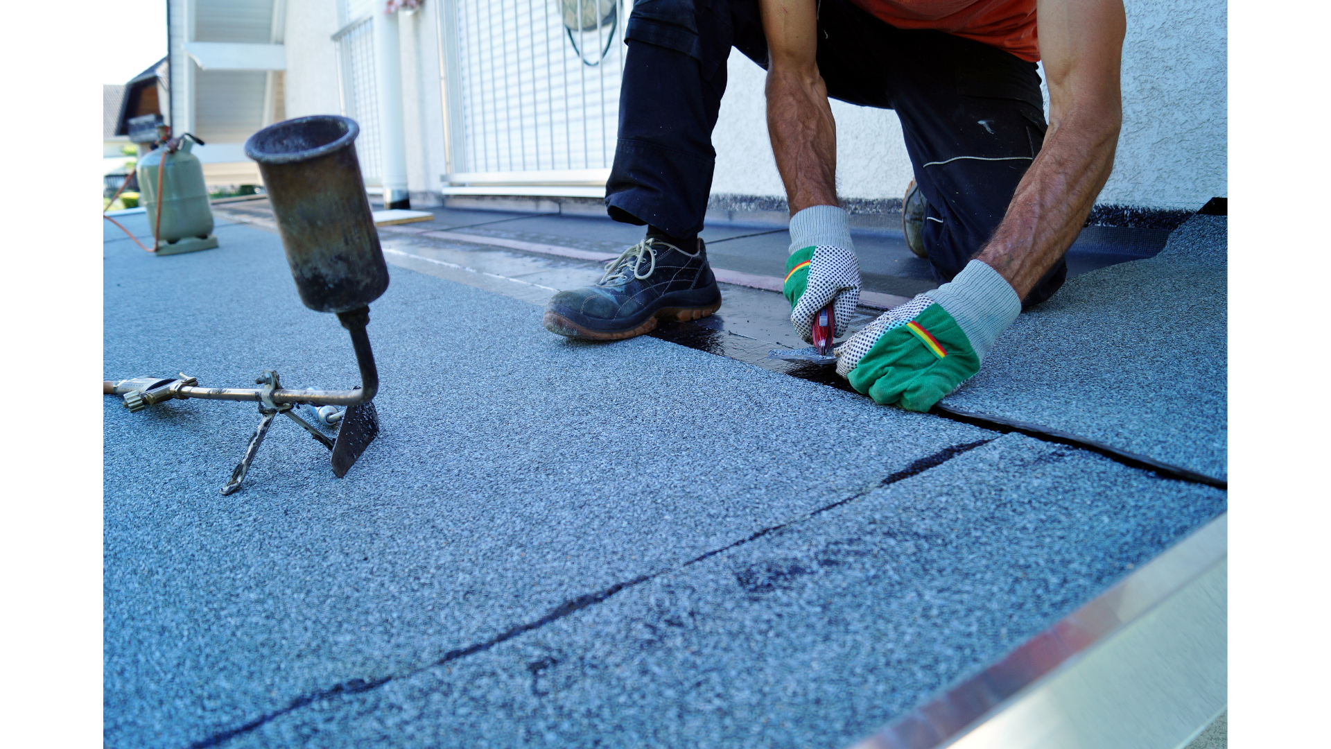 Flat roof installation GRP and EPDM in Surrey