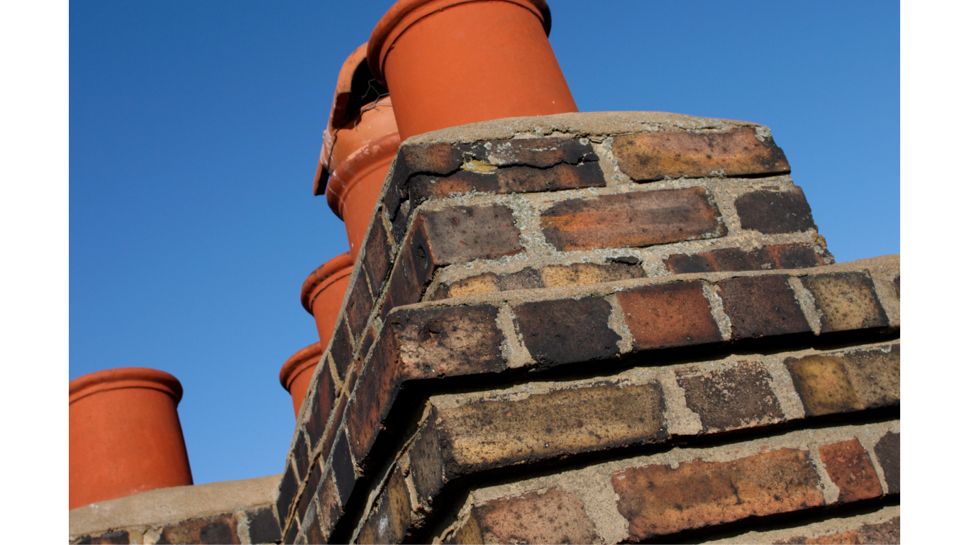 Chimney repointing and flaunching