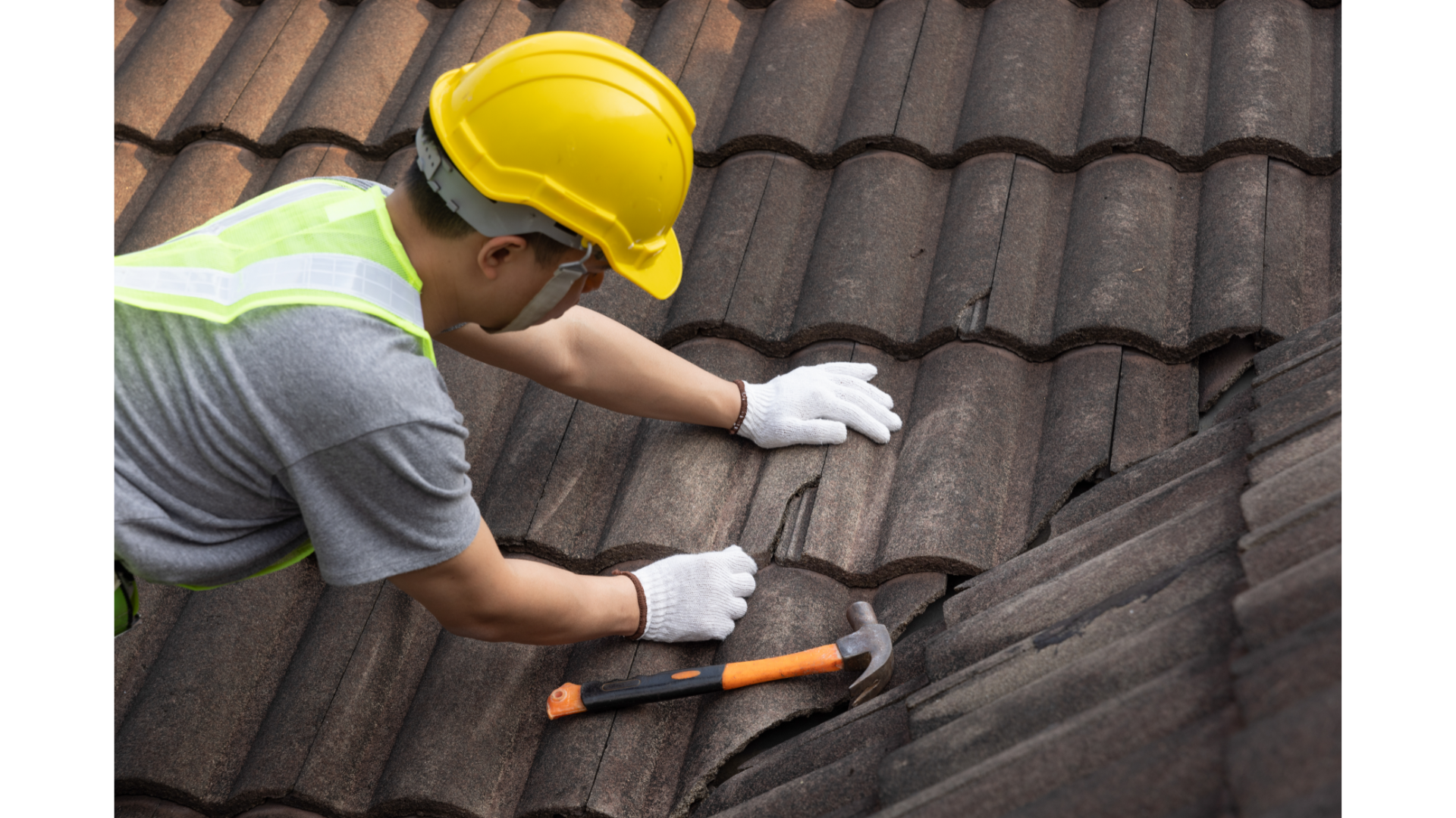 Roof repair specialist fixing slipped tiles in Bromley
