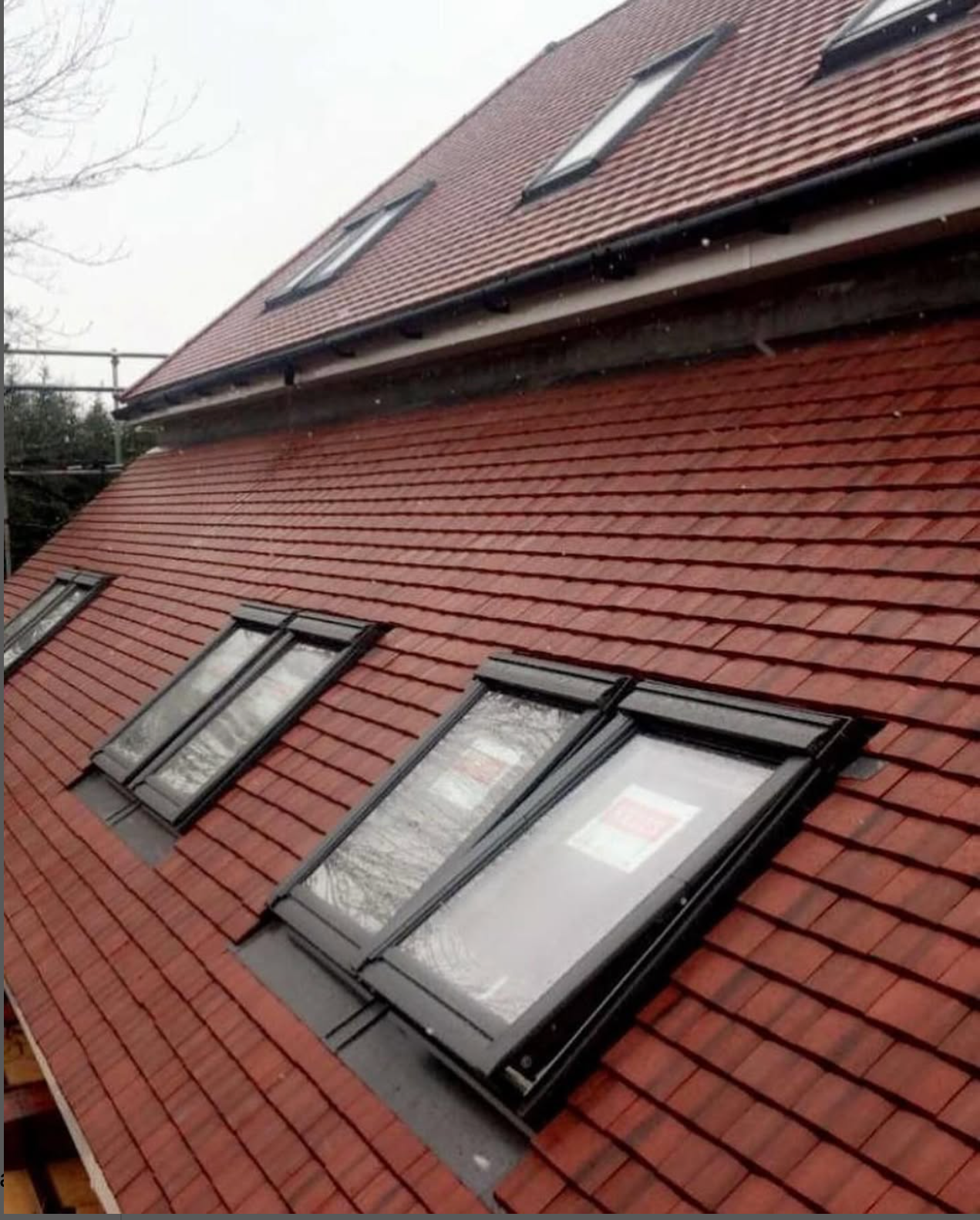 Finished slate roof replacement in South London