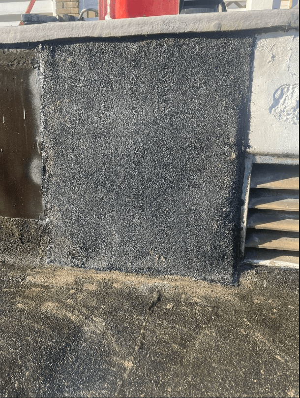 Flat Roof Felt Upstand Repair and Leak Fix in South London